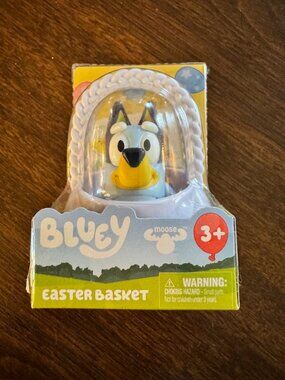Bluey Easter Basket Figurine Brand New Moose Toys